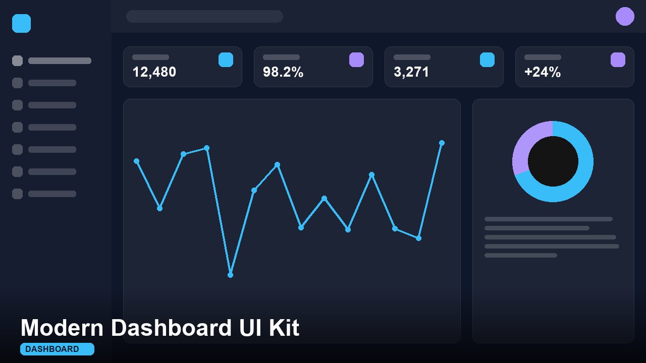Modern Dashboard UI Kit